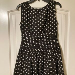 Eliza J polka dot dress